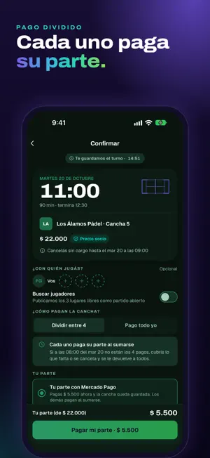 Raqet: pádel, reservas y club screenshot 3