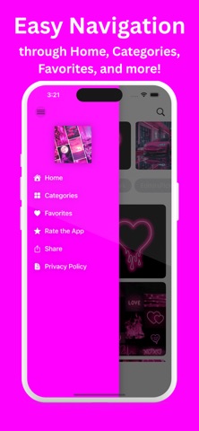 Neon Pink Wallpapers HD screenshot