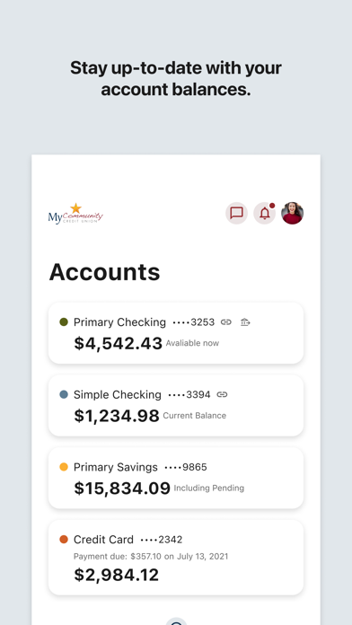 Screenshot #3 pour My Community Credit Union