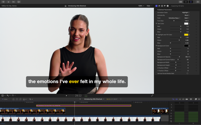 Final Cut Pro Screenshot