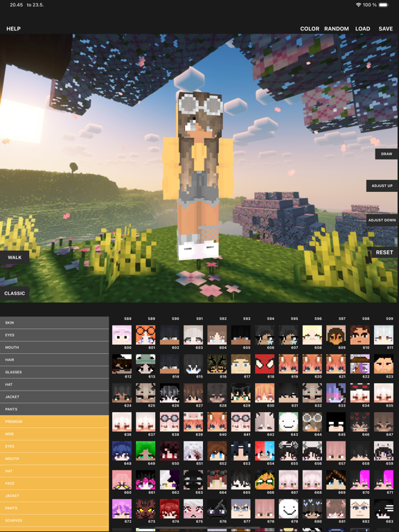 Custom Skin Creator HD iPad screenshot 5 - Entertainment app