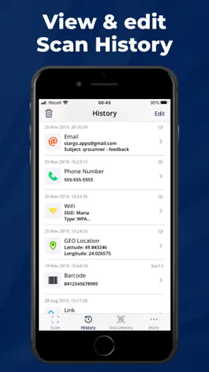 Scanner app: QR Code Reader screenshot 2
