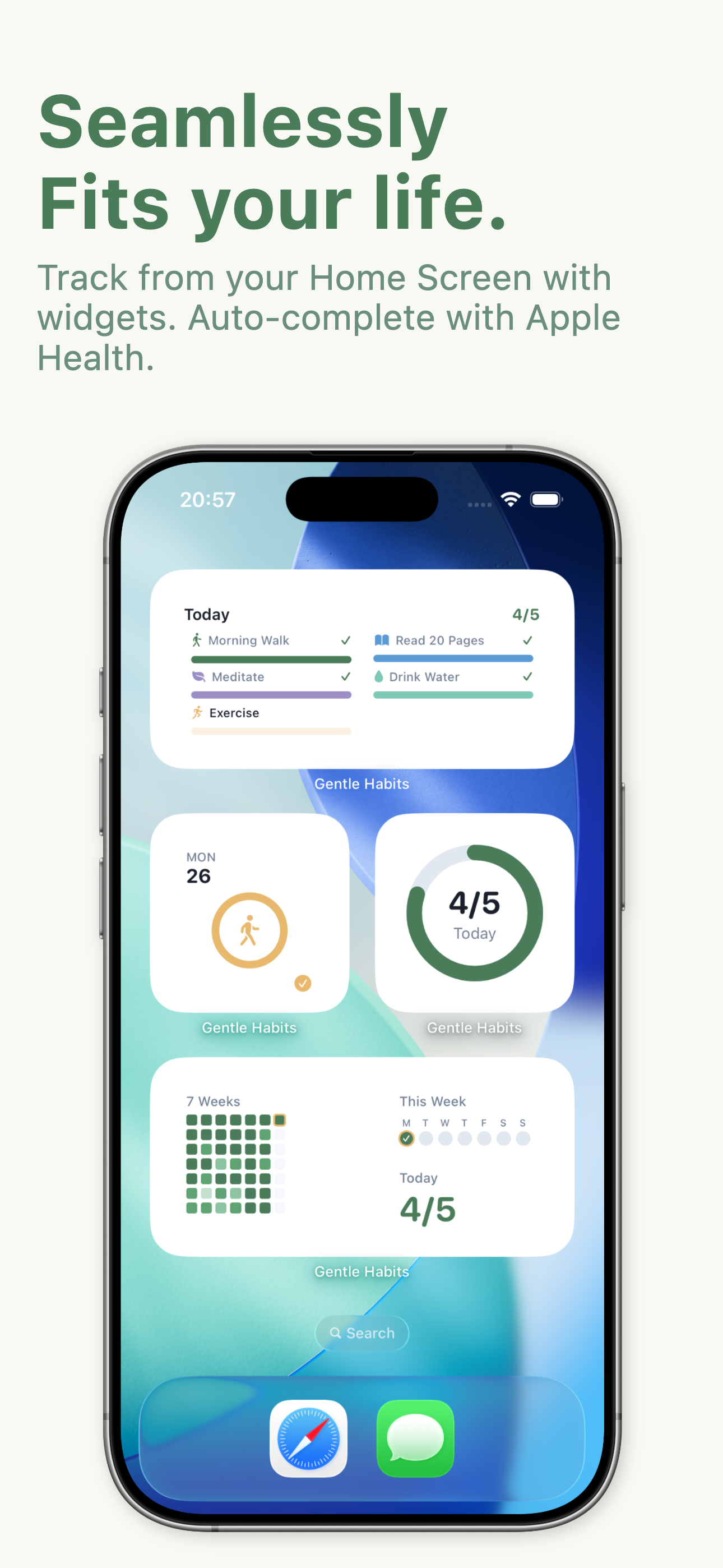 Gentle Habits - Daily Tracker