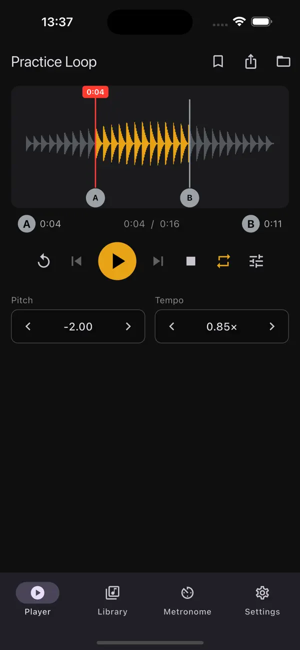 Screenshot #3 pour Music Speed Changer Pro