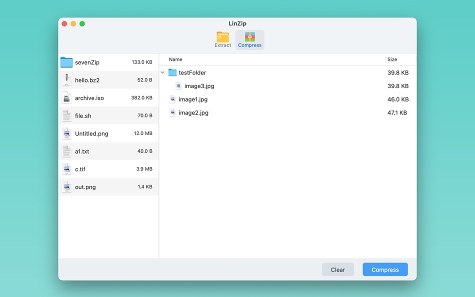 #4. LinZip - Unarchiver & Archiver (macOS) بواسطة: 侠光 邢