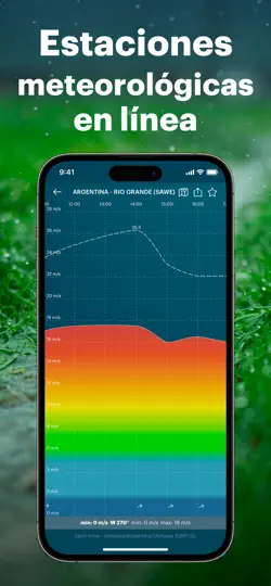 Captura de pantalla de Windy: Pronóstico Del Tiempo en iPhone 7
