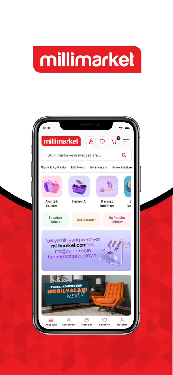 Screenshot #1 pour millimarket.com