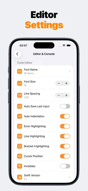 Swift Code Coding: SwiftMate iPhone screenshot 5