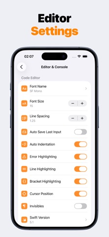 Swift Code Coding: SwiftMate iPhone screenshot 5