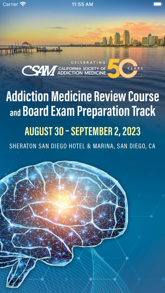 #1. CSAM Events (iOS) Podle: California Society of Addiction Medicine