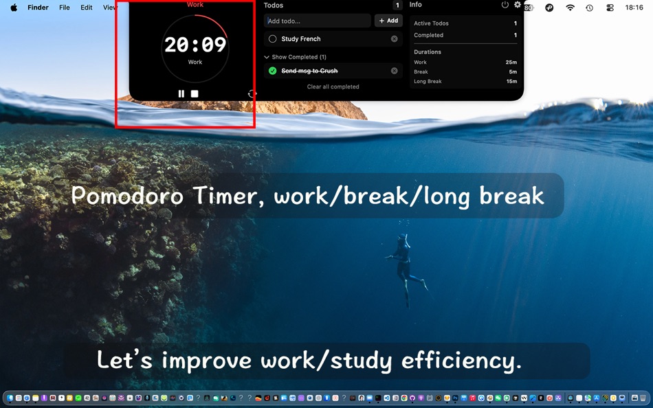#1. NotchTodoPomodoro (macOS) 由: 亚兰 郑
