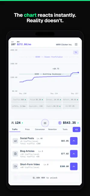 MRR Clicker Inc: Startup Sim screenshot 4