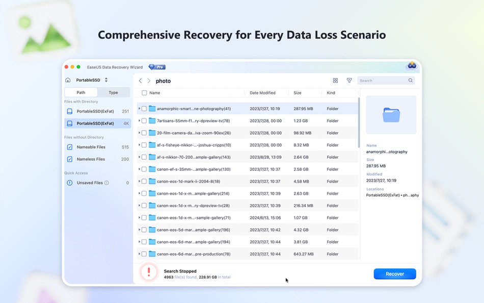 #3. EaseUS Data Recovery Wizard (macOS) 게시자: EaseUS Software