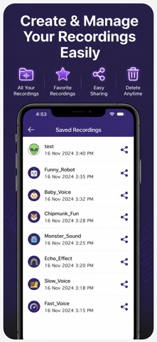 Voice Changer Effect + Screenshot 5 of 5
