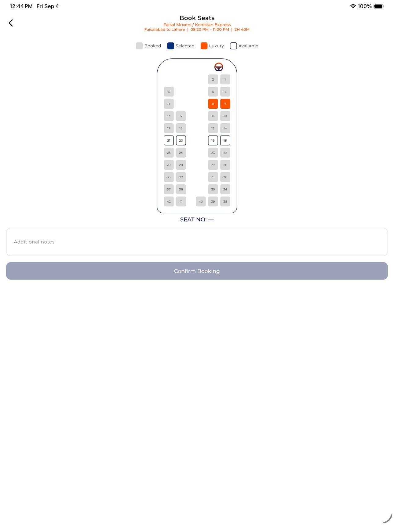 Screenshot 10 of Booking Counter