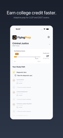 Flying Prep: CLEP & DSST iPhone screenshot