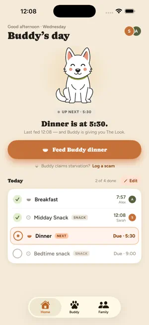 FedYet — Pet Feeding Tracker screenshot 1