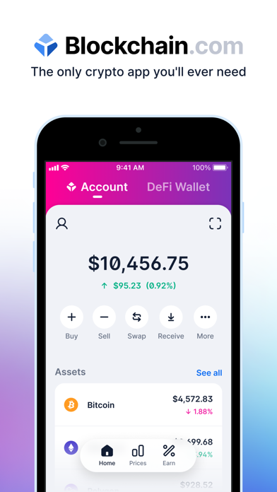 Blockchain.com: Crypto Wallet Screenshot