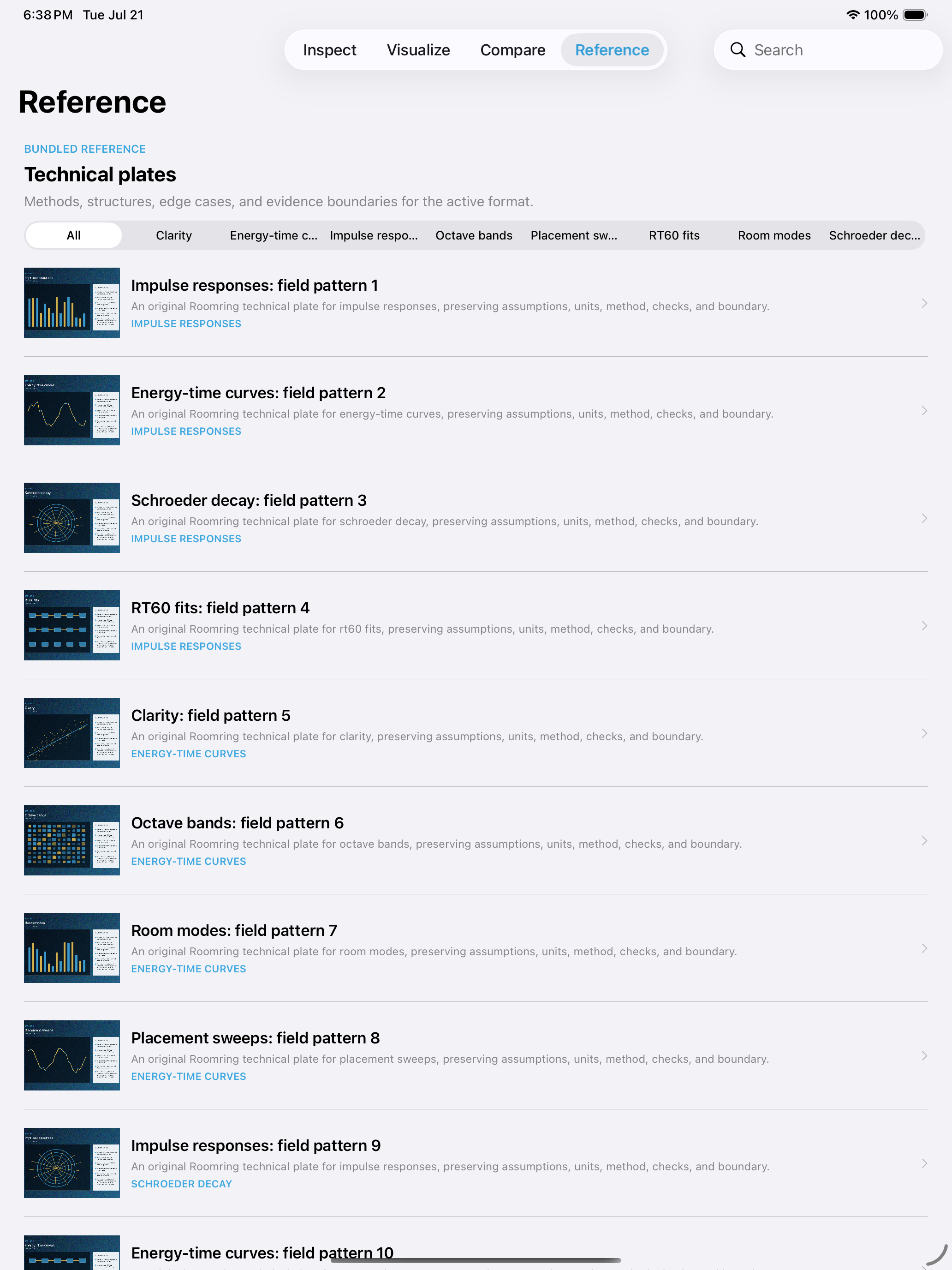 Roomring: Acoustic Decay iPad screenshot 3 of 3