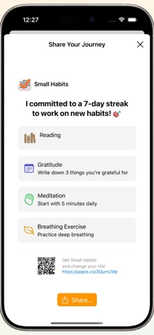 Routine Planner : Small Habit Screenshot 5 of 5