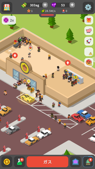 Idle Gas Station Tycoon iOS Mod IPA screenshot 6 - iOS game interface