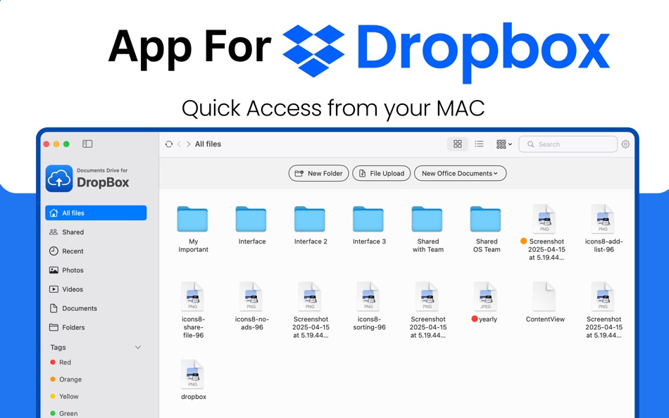 #1. Drive For DropBox Docs & Files (macOS) di: Sana Asif