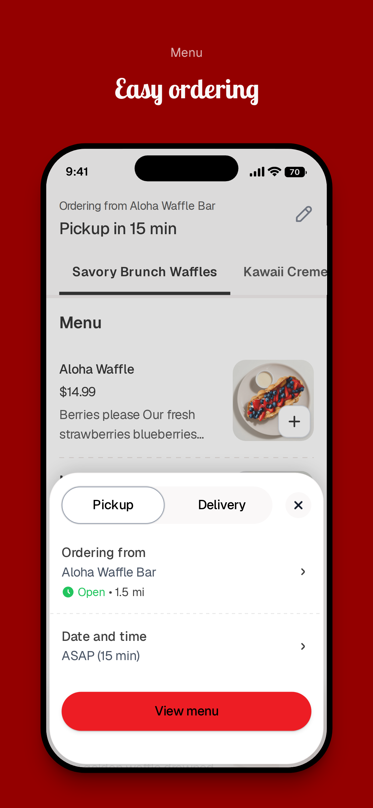 Aloha Waffle Bar screenshot 3