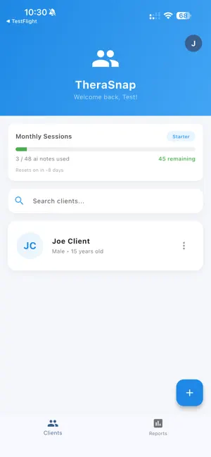 TheraSnap - AI SLP Notes screenshot 4