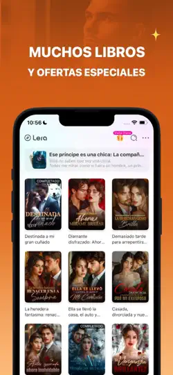 Captura de pantalla de Lera: Livros Story & Audiobook en iPhone 4