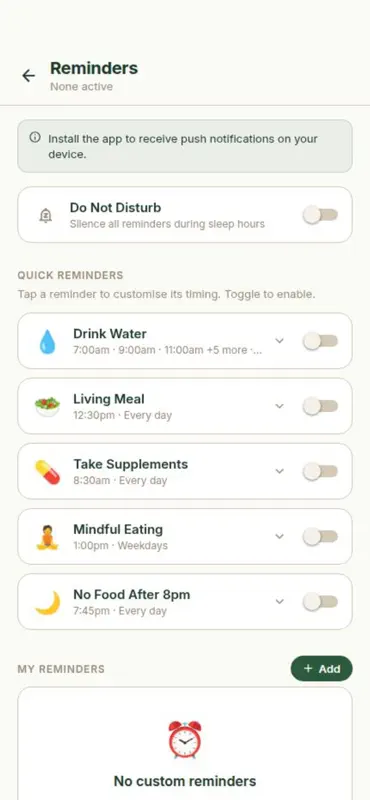 Living Foods Vitality screenshot 7 of 10