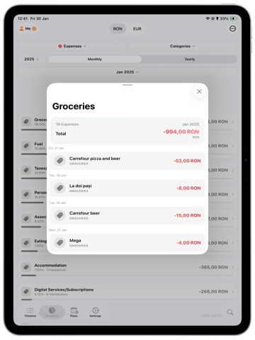 PayShare: Payments Tracker iPad screenshot