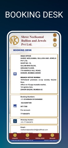Shree Neelkamal Bullion iPhone screenshot