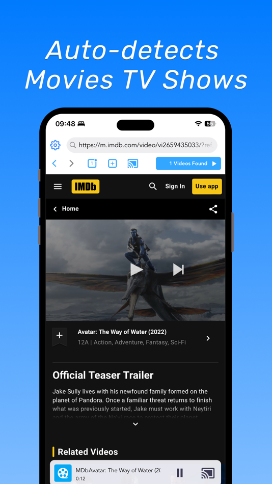 #2. Smart Cast Web Streamer (iOS) 由: Simon John