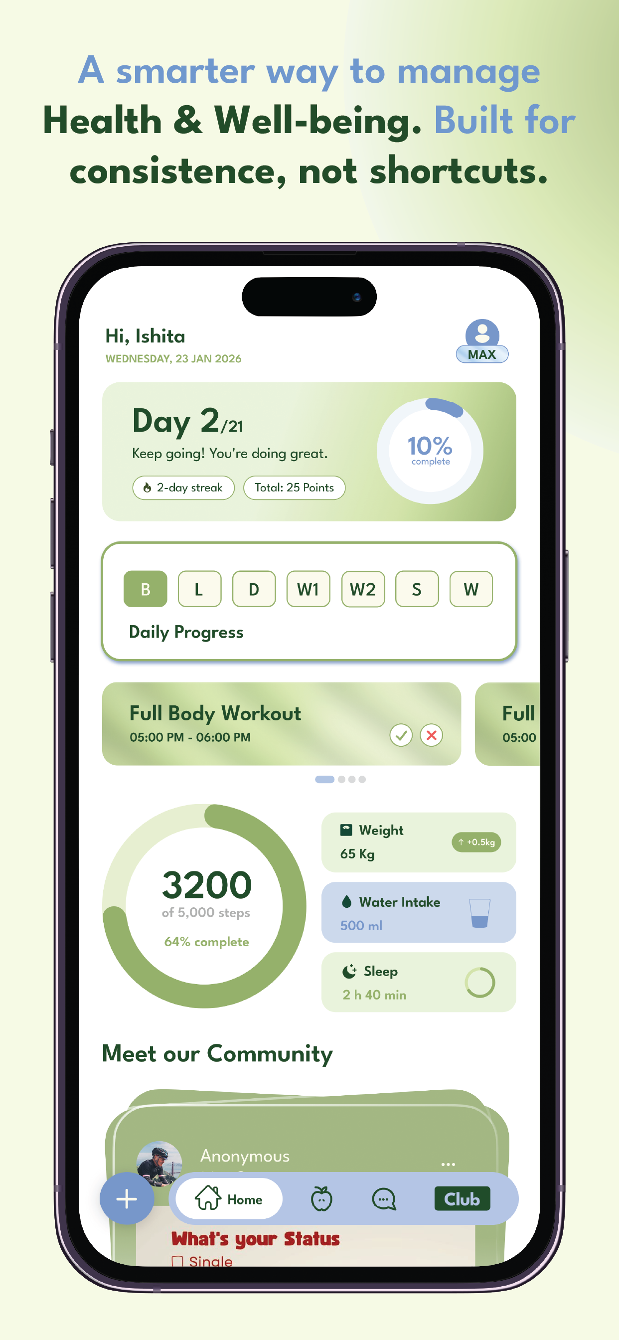 Train Rex:Build Healthy Habits