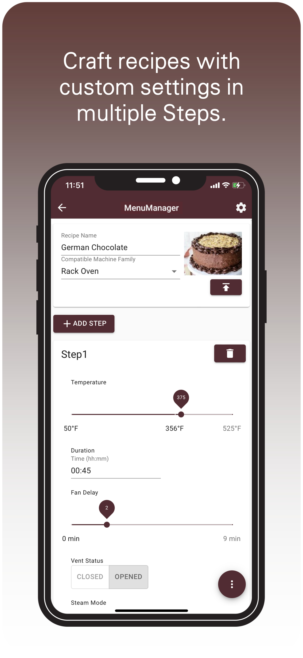 BAXTER MenuManager screenshot 3