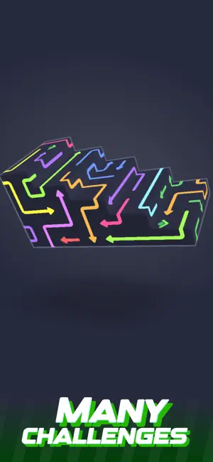 3D Cube Maze: Arrow Sort screenshot 4