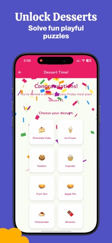 Snack Spinner: Kids Food Game iPhone screenshot