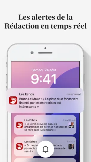 Capture d'écran de Les Echos, Actualités éco sur iPhone 7