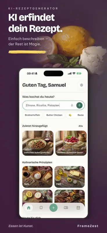 FrameZest: Rezepte & KI-Küche screenshot 2 of 7