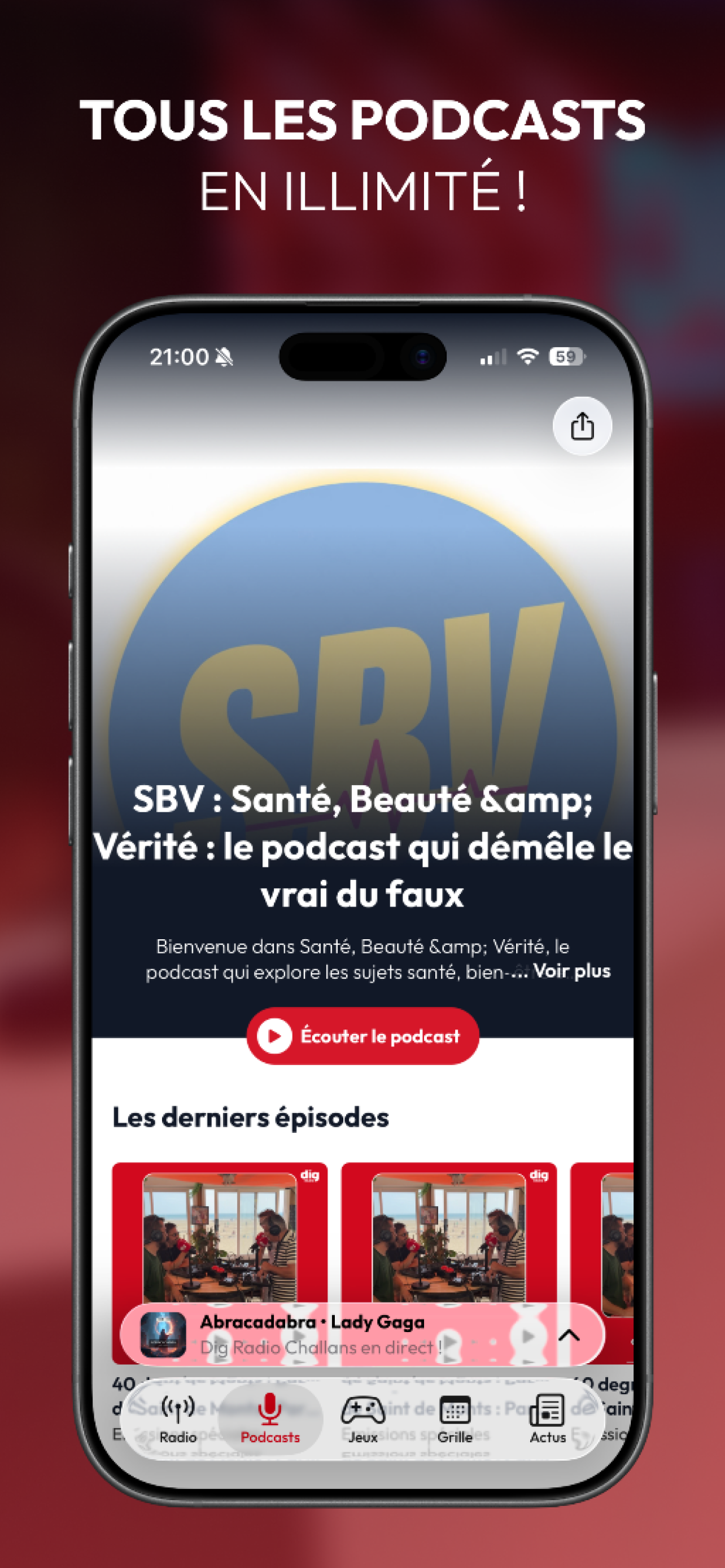 Dig Radio – Podcasts & Actus screenshot 3