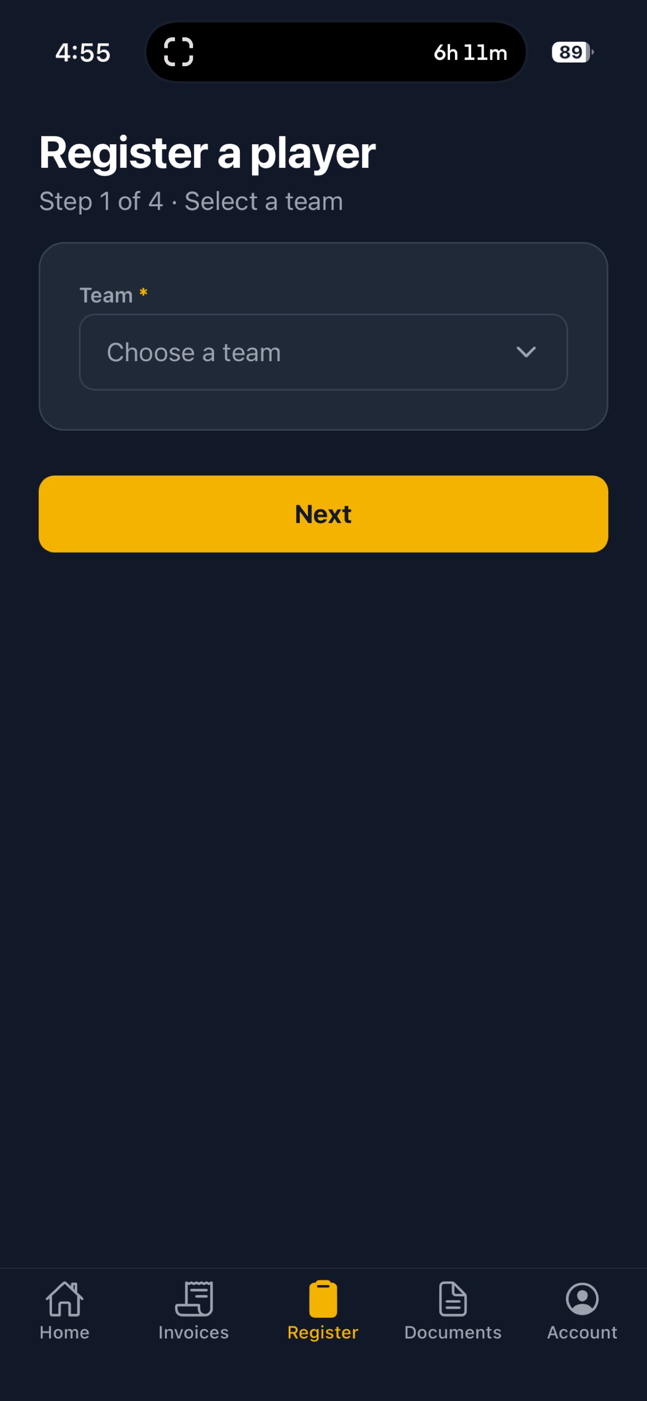 Screenshot 3 of Clubside: Youth Sports Club
