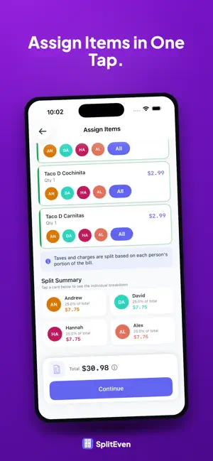 SplitEven: AI Bill Splitter screenshot 4