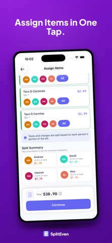 SplitEven: AI Bill Splitter screenshot