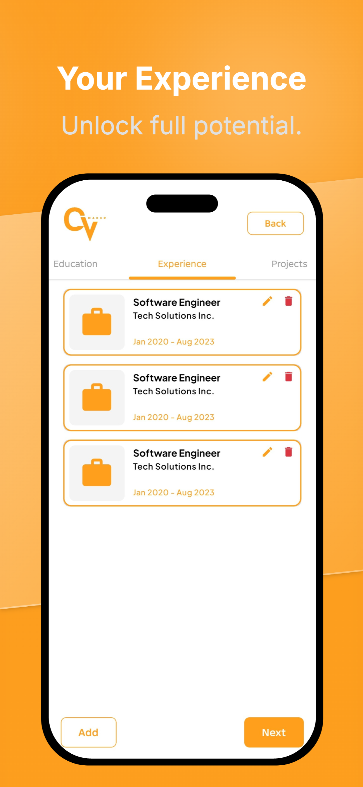 CV Maker - Professional Resume