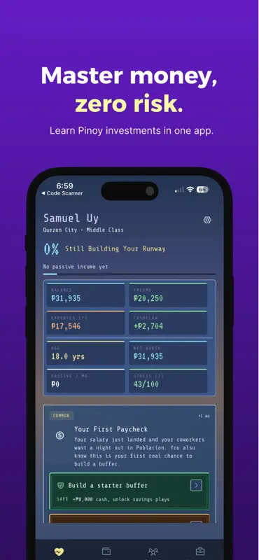 Asenso - Financial Simulator screenshot 1 of 6