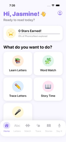 PhonicsNest - Learn to Read iPhone screenshot