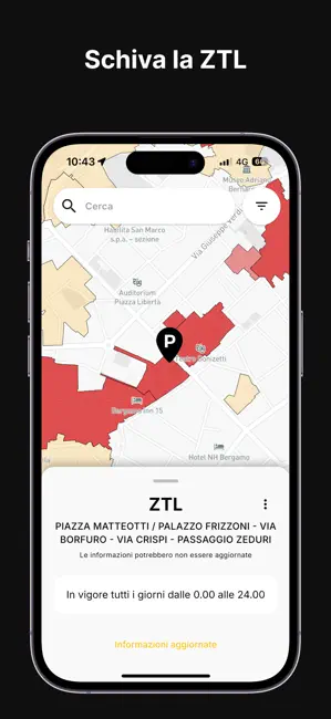 ZigZag - Parcheggi e ZTL iPhone screenshot 2