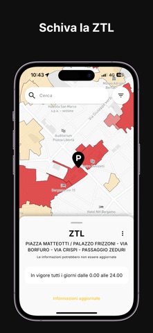 ZigZag - Parcheggi e ZTL iPhone screenshot 2