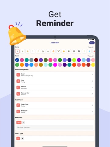 Daily Planner - Habit Builder iPad screenshot