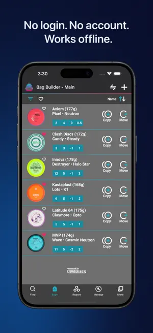 Disc Finder: Disc Golf Bag screenshot 1